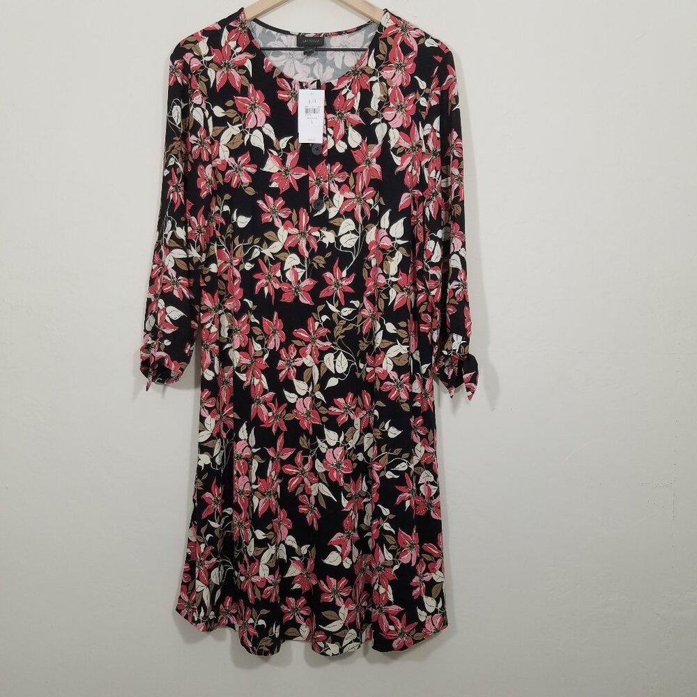 NWT‎ J. Jill Floral Dress Size L